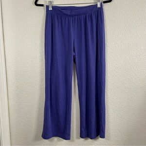 Marine Layer Periwinkle Casual Stretchy Pull On Cropped Pants | XS